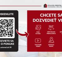 2-izbový byt, GARÁŽOVÉ STÁTIE, BA II. Ružinov, Seberíniho - Ponuka QR kódu pre viac informácií o 2-izbovom byte so šiestimi interaktívnymi možnosťami.