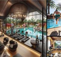 THE RIVIERA BEVERLY HILLS RESIDENCES PATTAYA - Výstavba bytov: Luxusné interiéry s bazénom, fitness centrom, rodinná atmosféra a relaxačné zóny.