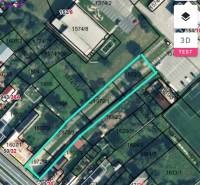 SLOVREAL predaj pozemku Žiar nad Hronom - Katastrálna mapa v Žiari nad Hronom zobrazujúca pozemok vhodný na bývanie.