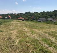 Na predaj investičný stavebný pozemok pre 3 RD, Trenč.Jastrabie - Pozemky - bývanie v Trenčianskom Jastrabí, pokosená lúka obklopená domami a zeleňou.