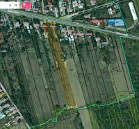 PREDAJ, Pozemok s rodinným domom Sečovce, okres Trebišov - Mapa pozemkov na bývanie v Sečovciach s vyznačenými parcelami a lokalitami.