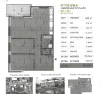 ! KOLAUDÁCIA - NOVOSTAVBY - POSLEDNÉ VOĽNÉ BYTY !  - Pôdorys 3-izbového bytu s rozlohou 85,23 m². Balón 9 m². Kontakt: Jaroslava Polčová.