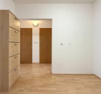 Priestranný 3-izbový byt s balkónom 68 m² Belinského - Chodba s drevenou podlahou a skriňou v 3-izbovom byte.