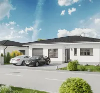Priestranný 4 - izbový rodinný dom  – projekt SELANKY, Pobedim - SELANKY_C5_ULICA_GARAZ_f.webp