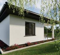 4 iz Novostavba ( Pánske niva) Hlohovec  - Rodinný dom so záhradou na Pánskej nive, oplotenie, okno, trávnik, vegetácia.