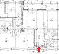 Murovaná Novostavba - Rodinný dom s pekný pozemkom 800 m2 - Plán rodinného domu s rozložením izieb, nábytku a zariadení.