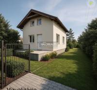 REZERVOVANÉ - Predaj, chalupa Vinosady - VO VÝSTAVBE... - Chata vo Vinosadoch so záhradou, trávnikom a bránou, obklopená zeleňou.