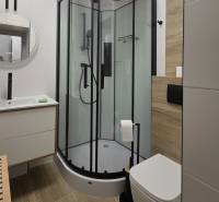 PRENÁJOM, 1.5 IZBOVÝ BYT, CÉDROVÁ UL., KOŠICE - Kúpeľňa s moderným sprchovacím kútom a umývadlom v 2-izbovom byte.