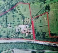 Rozsiahly pozemok (10 000m2)  priamo vo Veľkom Krtíši! - Mapa pozemkov na ulici A.H. Škultétyho, znázorňuje územia vhodné pre bývanie.