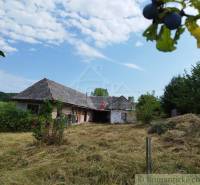 Veľký, vyše 4,5Ha slnečný pozemok s chalupou v strede, na lazoch, pri - Chata v Hrušove, obklopená lúkou, ovocné stromy a zvýraznené slivky.