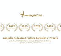 NOVÁ CENA - investičná príležitosť v obci Bíňovce - Certifikát realityBIČIAR, ocenený ako najlepšia realitná kancelária v Trnave 2021-2024.