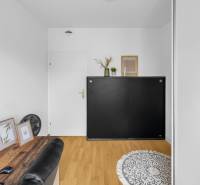 Slnečný 3i byt pod lesom, 74m2, balkón, parking, pivnica, Hainburg - Pracovný kút so stolom a dekoráciami v 3-izbovom byte s podlahou s dreveným dekorom.