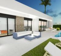 Ekologická novostavba Calasparra, 77-117m2, 2-3spálne - Rodinný dom v Calasparra s bazénom a terasou na oddychovanie.