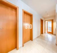 POD HRADOM - ZÁMOCKÁ - 3 IZBOVÝ BYT NA BÝVANIE AJ INVESTÍCIU - Chodba v 3-izbovom byte s viacerými dverami a svetlou dlažbou.