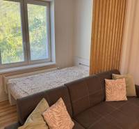 Predaj : 1 izbový byt v meste Čadca časť Žarec  (336-B) - Pohodlný 1-izbový byt s rozkladacou pohovkou a posteľou pri okne, svetlý priestor.