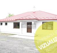 Predaj, rodinný dom Závod - NOVOSTAVBA - EXKLUZÍVNE ... - Rodinný dom v Závode s červenou strechou a bielou fasádou.