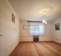 Predaj, rodinný dom Dvory nad Žitavou, dvojizbový, p... - Obývacia izba v rodinnom dome s kobercom, tapetami a nástennými obrazmi.