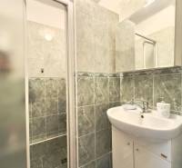 Rodinný dom s veľkým pozemkom v obci Sklené,  - Kúpeľňa s umývadlom a sprchovým kútom v rodinnom dome.