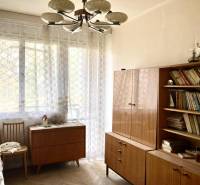 3-izbový byt s loggiou v širšom centre, Komárno - Izba v 3-izbovom byte s knihami, dreveným nábytkom a podlahou s dreveným dekorom.