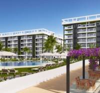 Novostavba Apartmán La Mata, 78m2, bazén, garáž - Rekreačný apartmán v Torrevieji s bazénom, terasou a vonkajším posedením.