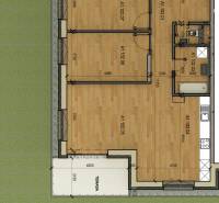 KOLAUDUJEME! Predaj 3-izb. bytu , Nová Tehelňa, Senec (A1102) - Plán 3-izbového bytu na ulici Vtáčia s terasou a záhradou.