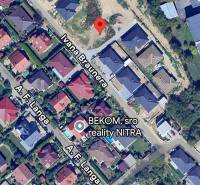 RODINNÝ DOM – dvojdom, na Ul. Ivana Braunera v Nitre - NOVOSTAVBA.  - Letecký pohľad na rodinné domy v Nitre na Ulici Ivana Braunera.