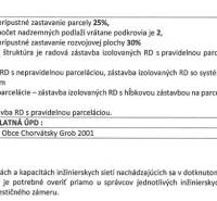 Pozemok vhodný na radovú výstavbu Chorvátsky Grob 1.044m2 - Dokument o maximálnej zastavanosti parcely v oblasti Pozemky - bývanie.