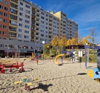 PRENÁJOM zariadený 3-izb byt, Pribišova, Bratislava - Detské ihrisko s preliezačkami na Pribišovej ulici v Bratislave - Dlhé diely.