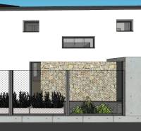 NA PREDAJ 5i rekreačný RD | Pekná cesta | Lesopark Rača  - Rodinný dom na Peknej ceste v Bratislave - Rači s kamenným obkladom a plotom.