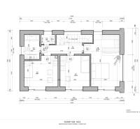 NA PREDAJ 5i rekreačný RD | Pekná cesta | Lesopark Rača  - Nákres poschodia rodinného domu v Bratislave - Rači na Peknej ceste, zahŕňajúci izby a rozmery.