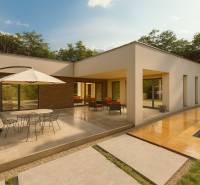 5-izbový dom 162m2 + pozemok 604m2 | Trenčianske Jastrabie - Rodinný dom v Trenčianskom Jastrabí s terasou, bazénom a záhradou.