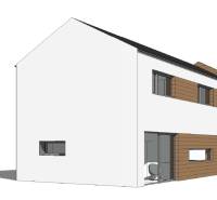 PREDAJ 5i rekreačný RD | Pekná cesta | Lesopark Rača  - Rodinný dom na Peknej ceste v Bratislave - Rači s dreveným obkladom a modernými oknami.