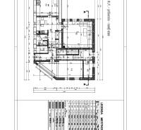 ZNÍŽENÁ cena - viacgeneračný  rodinný dom v Borinke  - Pôdorys prízemia na ulici Borinka: návrh interiéru, rozmiestnenie izbových priestorov rodinného domu.