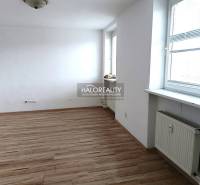 Prenájom, jednoizbový byt Nováky - Svetlá izba s podlahou s dreveným dekorom v 1-izbovom byte a veľkým oknom.