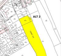 GRAVITAS | Na PREDAJ | rekreačný developerský pozemok | Rusovce - Developerské pozemky v Bratislave - Rusovciach, Pri Pieskovom Hone, vyznačené na mape.