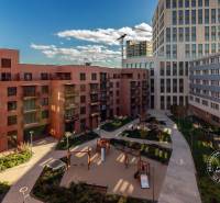 NOVÝ krásny 2i byt, ZWIRN, 2x balkón, parkovanie, Košická - Komplex bytových domov s vonkajším ihriskom a zeleňou v Bratislave na Košickej ulici.