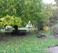 Rodinný dom, chalupa 2 Izbový - Fony - Záhrada pri rodinnom dome v Fony, s posedením z paliet a ohniskom.