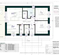 PREDAJ - NOVOSTAVBA - TESÁRSKE MLYŇANY - Pôdorys rodinného domu v Tesárskych Mlyňanoch s terasou a miestnosťami.