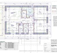 PREDAJ - NOVOSTAVBA - TESÁRSKE MLYŇANY - Pôdorys rodinného domu v Tesárskych Mlyňanoch s terasou a rozložením miestností.