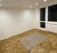 Na prenájom 1-izbový byt - Nové Zámky - Izba v 1-izbovom byte s podlahou s dreveným dekorom a veľkým oknom.