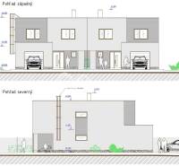 Exkluzívne na predaj, rodinný dom, obec Harichovce, okres Spišská Nová - Architektonické nákresy rodinného domu v Harichovciach s viacerými pohľadmi a výškami.
