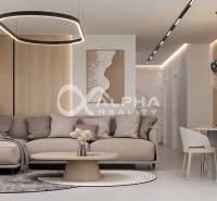 Exkluzívne novostavba rodinný dom - dvojdom, Spišské Podhradie - Rodinný dom so štýlovou obývačkou, pohodlná sedačka, podlaha s dreveným dekorom, moderné osvetlenie.