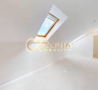 Exkluzívne 3i podkrovný byt s balkónom, 133m2, Zimná ul., Sp. Nová Ves - Svetlá podkrovná miestnosť so strešným oknom v 3-izbovom byte.