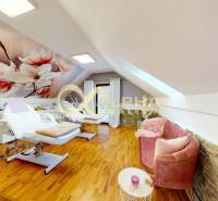 Prenájom priestorov, centrum, Spišská Nová Ves - Interiér kancelárie s podlahou s dreveným dekorom, dekoratívnymi kvetinami a pohodlným posedením.