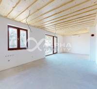 3i apartmány, Poráčska dolina, okres Spišská Nová Ves - Interiér Rekreačného apartmánu s dreveným stropom, svetlými stenami a veľkými oknami.