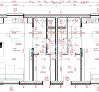 Rodinné domy, obec Danišovce, okr. Spišská Nová Ves - Pôdorys rodinného domu s rozložením obytných miestností a technickou špecifikáciou.