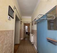 Vám ponúka na predaj 4 izbový rodinný dom  s r - Chodba v rodinnom dome s textúrovanými stenami a kobercovým behúňom.