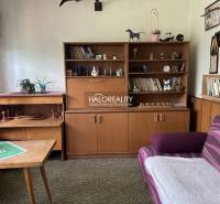 Predaj, rodinný dom Prievidza, 2 rodinné domy na 1 p... - Obývacia izba v rodinnom dome s retro nábytkom, pohovkou a kobercami na zelenom koberci.