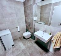 Prenájom kancelárskych priestorov, ul. Gen. M. R. Štefánika, Trenčín - Kúpeľňa s toaletou, umývadlom a práčkou v kanceláriách.