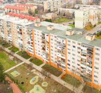 NA PREDAJ 3-IZBOVÝ BYT S PIVNICOU, SENEC - Výhľad na sídlisko v Senci s 3-izbovými bytmi a zeleňou v okolí.